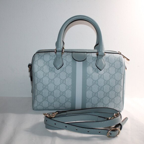 NWT GUCCI GG Supreme Web Tonal Ophidia Top Handle Duffle Shoulder Bag 772061 - Picture 4 of 11